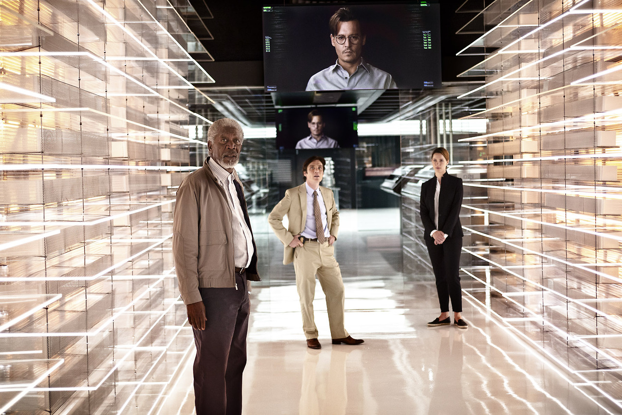 Transcendence – Johnny Depp, Morgan Freeman, Cillian Murphy, Rebecca Hall