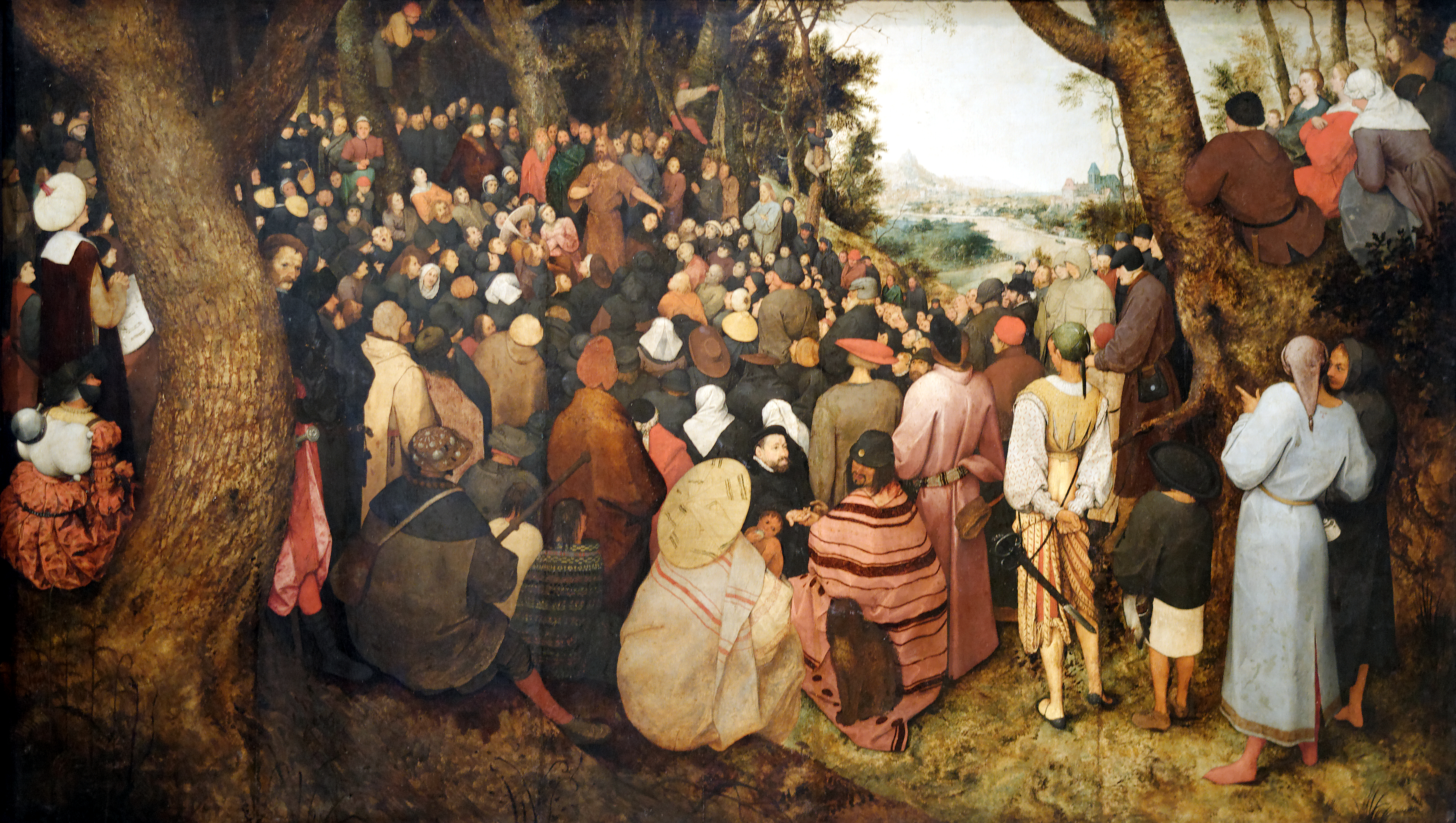 Pieter Bruegel: Keresztelő János prédikál